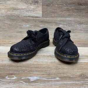 Dr. Martens 1461 Farrah Black Chunky Glitter Oxford Shoes Women's Size 7